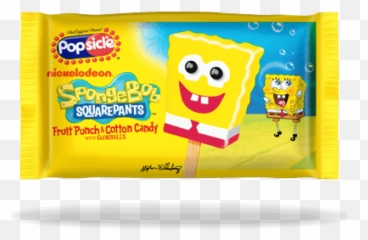 Spongebob Popsicle Bar - Popsicle Minions Ice Cream Png,Good Humor Logo