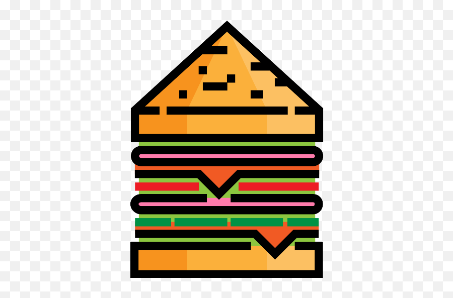 Sandwich Vector Svg Icon 97 - Png Repo Free Png Icons Horizontal,Sandwhich Icon