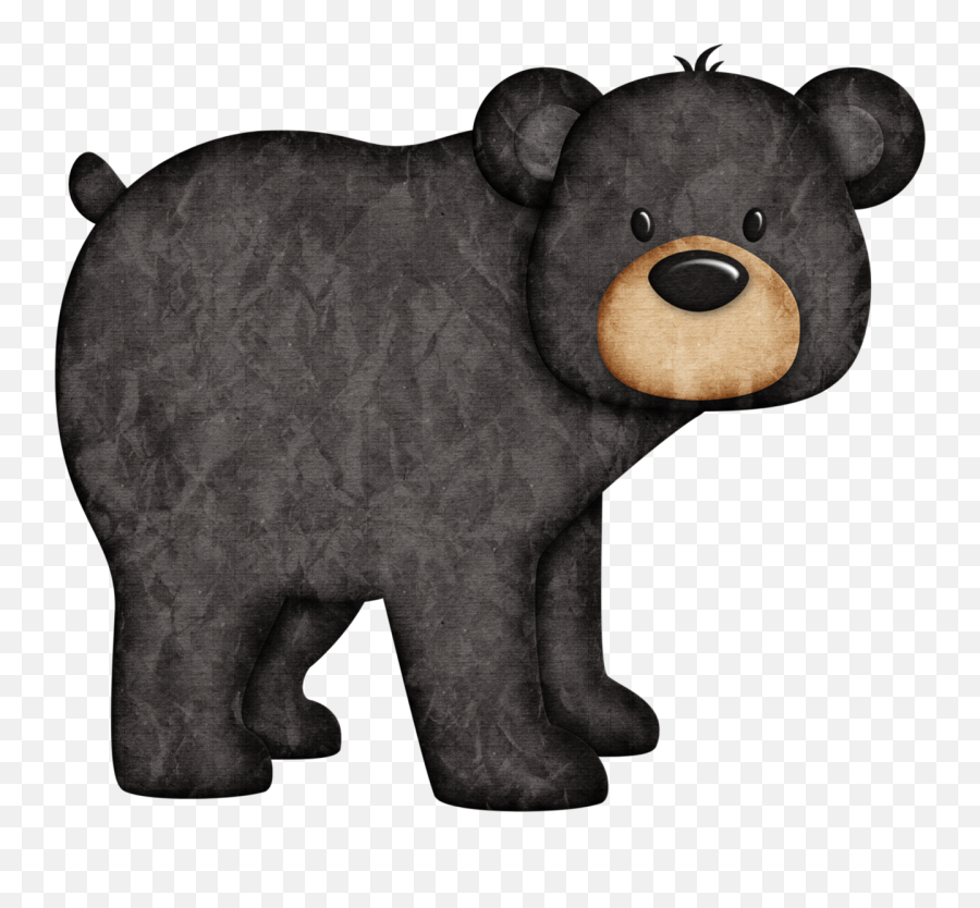 Bear Clipart Png 4 Station - Cute Black Bear Clipart,Teddy Bear Clipart Png