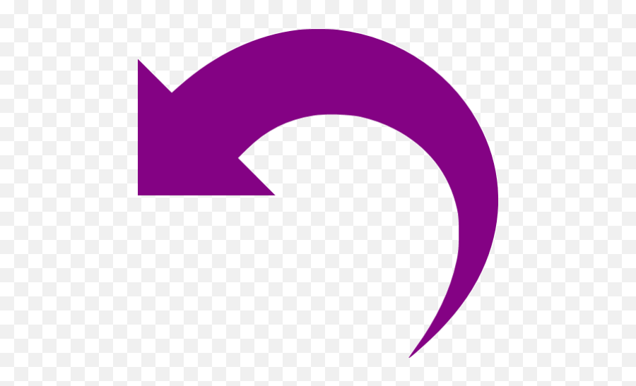 Purple Undo 4 Icon - Free Purple Undo Icons Vertical Png,Undo Arrow Icon