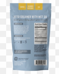 Vanilla Keto Creamer - 360 Nutrition Facts Label png
