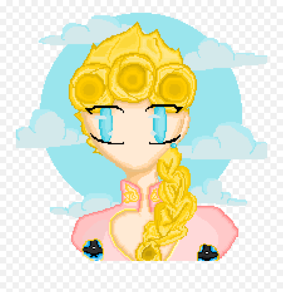 Pixilart Giorno Giovanna By Animeangels120 Cartoon Png Free Transparent Png Images Pngaaa Com - pixilart roblox epic vampire face png picture from smiley