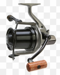Daiwa - Dcr5 Basia Custom Reel Grey Bodyblack Spool Wooden Handle Daiwa Basia Custom Reels Png,Fishing Reel Png