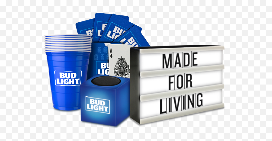 Bud Light House Party Kit - Bud Light Made For Living Png,Bud Light Png