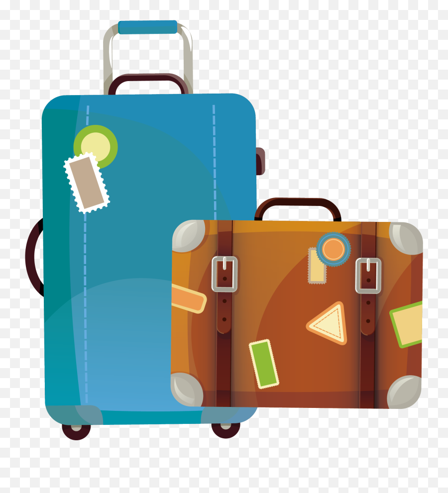 Clipart Png Suitcase - Luggage Bag Vector Png,Briefcase Png