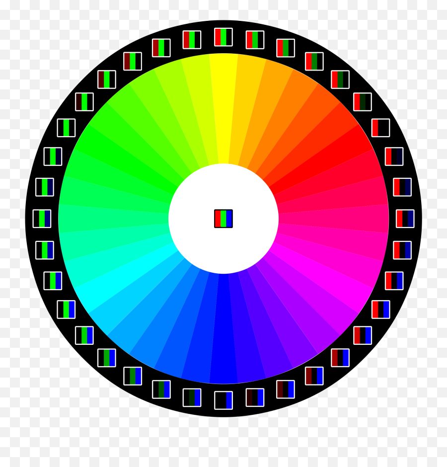 Library File Color Wheel Wikimedia - Color Wheel Printer Test Png,Color Wheel Png