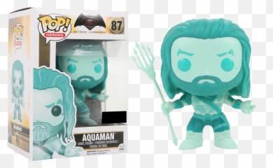 Download Aqua Aquaman Pop Vinyl Figure - Funko Pop Batman V Aqua Man Pop Vinyl Png,Aquaman Transparent