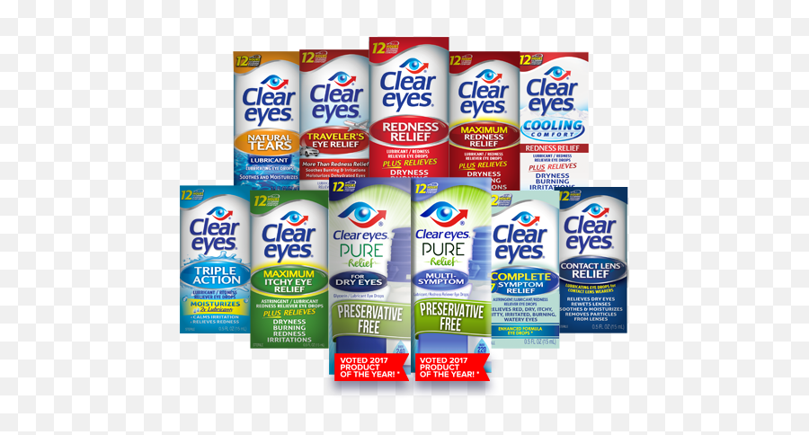 Clear Eyes Prestige Consumer Healthcare Inc - Clear Eye For Dry Eyes Png,Eyes Transparent