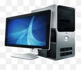 Computer Pc Png Transparent Free Images - Microcomputer Png,Personal Computer Png