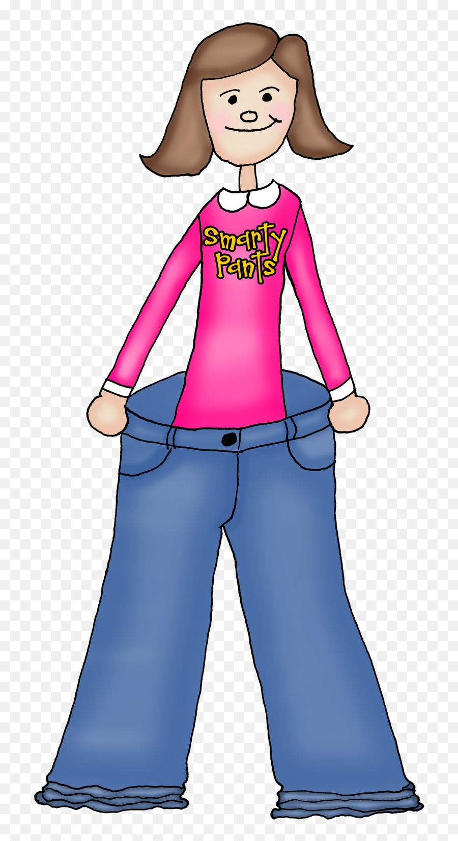 Puffy - Wide Pants Clipart Png Download Full Size Clothes Don T Fit Clipart,Pants Png