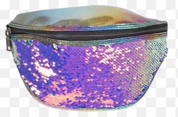 Pinkpurple Reversible Sequin Fanny Pack - Handbag Png,Fanny Pack Png
