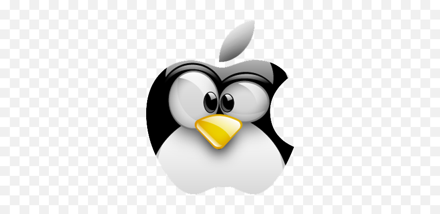 Linux Logo Png - Tux Linux Apple,Linux Png