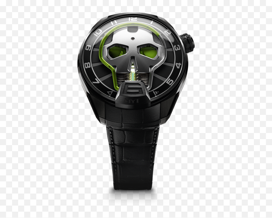 Skull Watch Green Eye Collection Hyt Watches Png