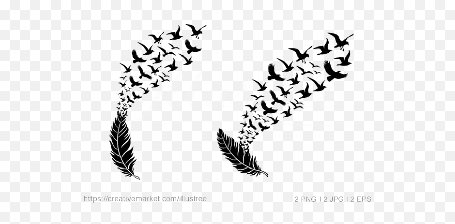 Bird Feather Transparent Background Png Arts - Take These Broken Wings,Black Feather Png
