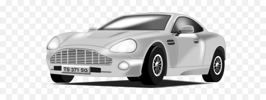 Sports Car Png Vector Transparent Cartoon - Jingfm Silvery Car,Sports Car Png
