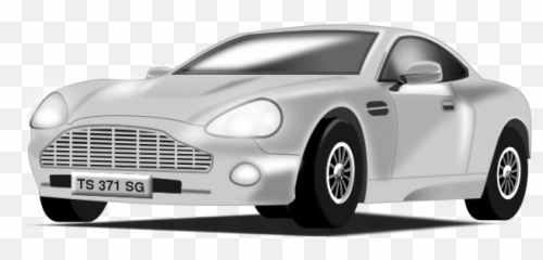 Sports Car Png Vector Transparent Cartoon - Jingfm Silvery