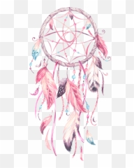 Dream Catcher Wall Painting - Pink Png