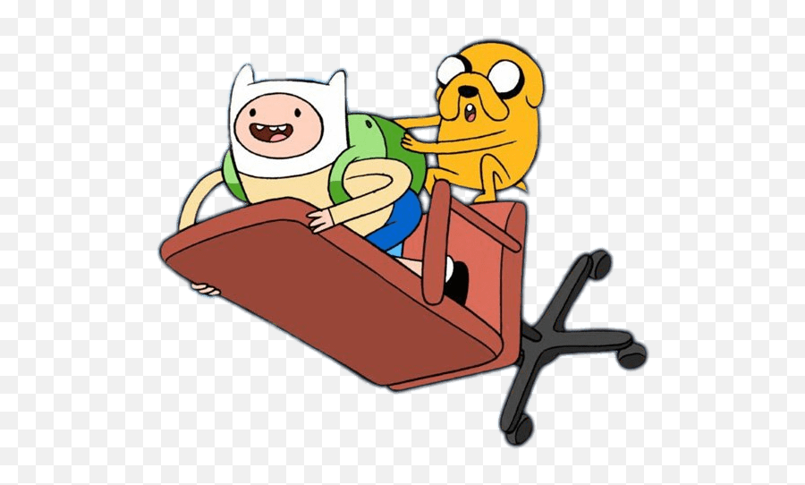 Desk Chair Transparent Png - Time With Finn And Jake,Jake Png