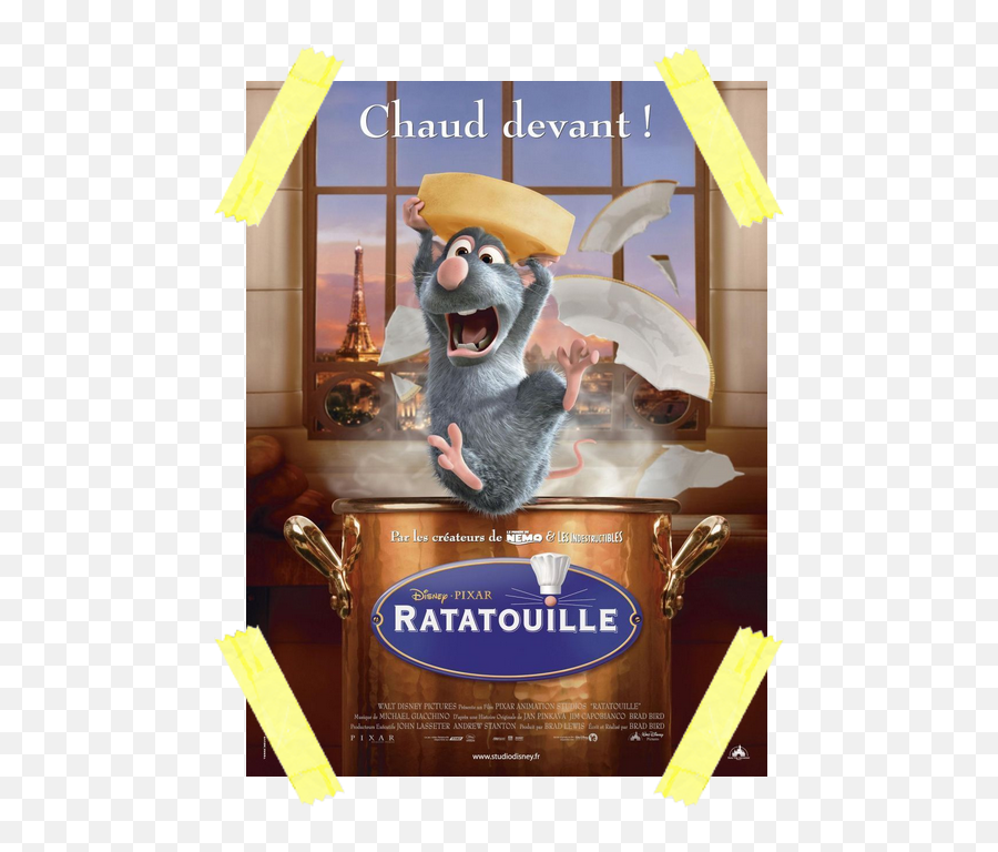 Ratatouille Official Movie Poster - Ratatouille French Poster Png,Ratatouille Png