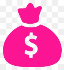 Deep Pink Money Bag Icon - Free deep icons Pink Money Bag Png