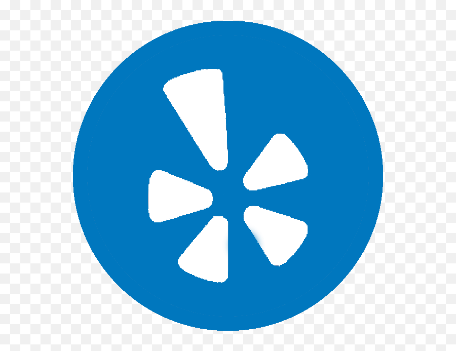 Facebook Yelp - Circle Blue Number 2 Png,Yelp Icon Png