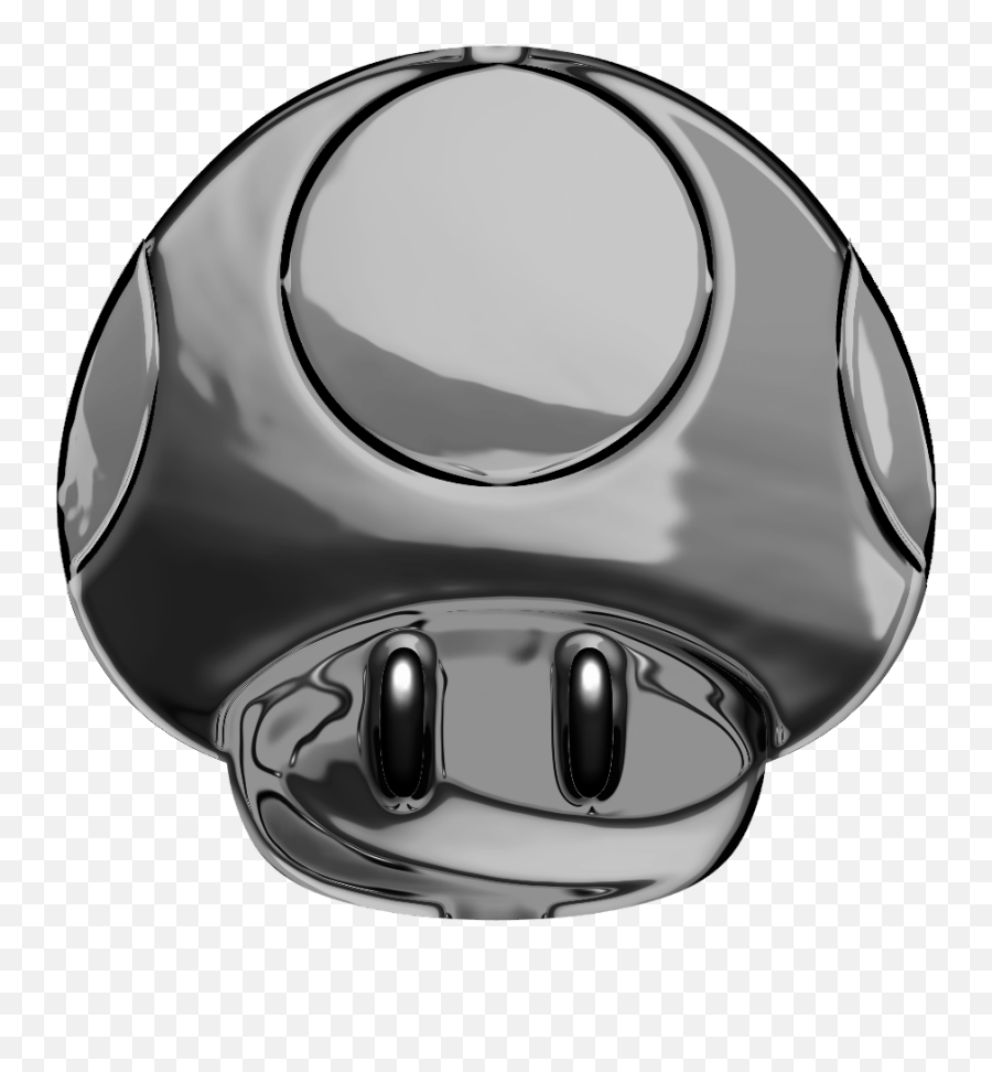 Custom Mario Mushroom Png Transparent - Super Mario Metal Mushroom,Mario Mushroom Png