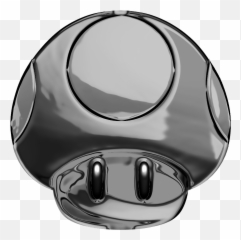 Custom Mario Mushroom Png Transparent - Super Mario Metal Mushroom,Mario Mushroom Png