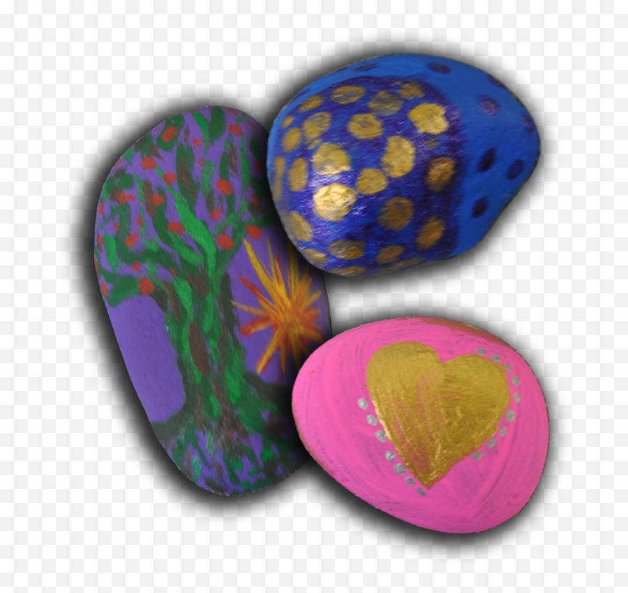 Sunset Rocks - Painted Rocks Transparent Background Png,Rocks Transparent