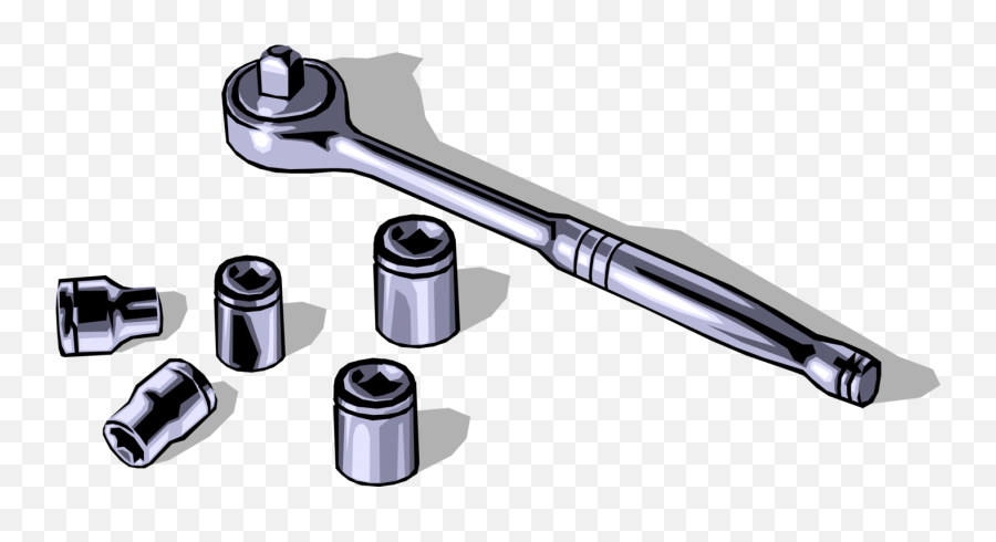 Socket Wrench Clipart Transparent Png - Ratchet And Socket Clipart,Socket Wrench Png