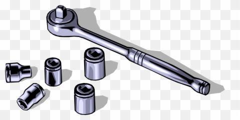 Socket Wrench Clipart Transparent Png - Ratchet And