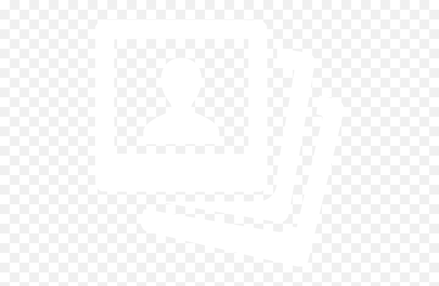 White Stack Of Photos Icon - Gallery Icon White Png,Photography Icon Png