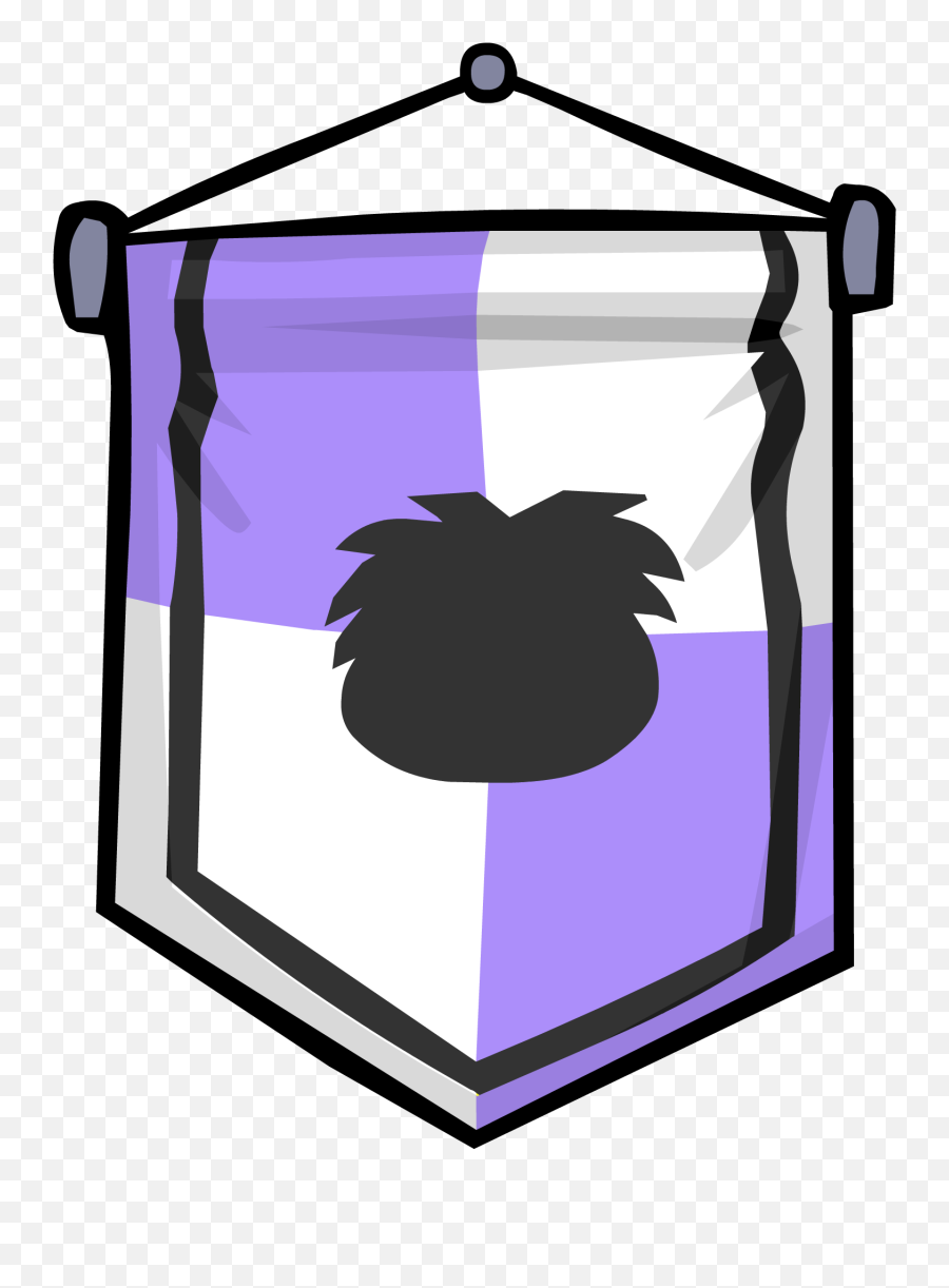 Purple Pastel Banner Club Penguin Rewritten Wiki Fandom - Portable Network Graphics Png,Purple Banner Png