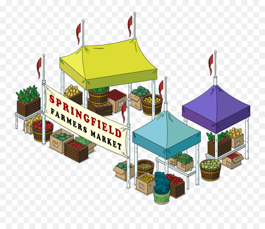 Springfield Farmers Market - Simpsons Tapped Out Market Png,Farmers Market Png
