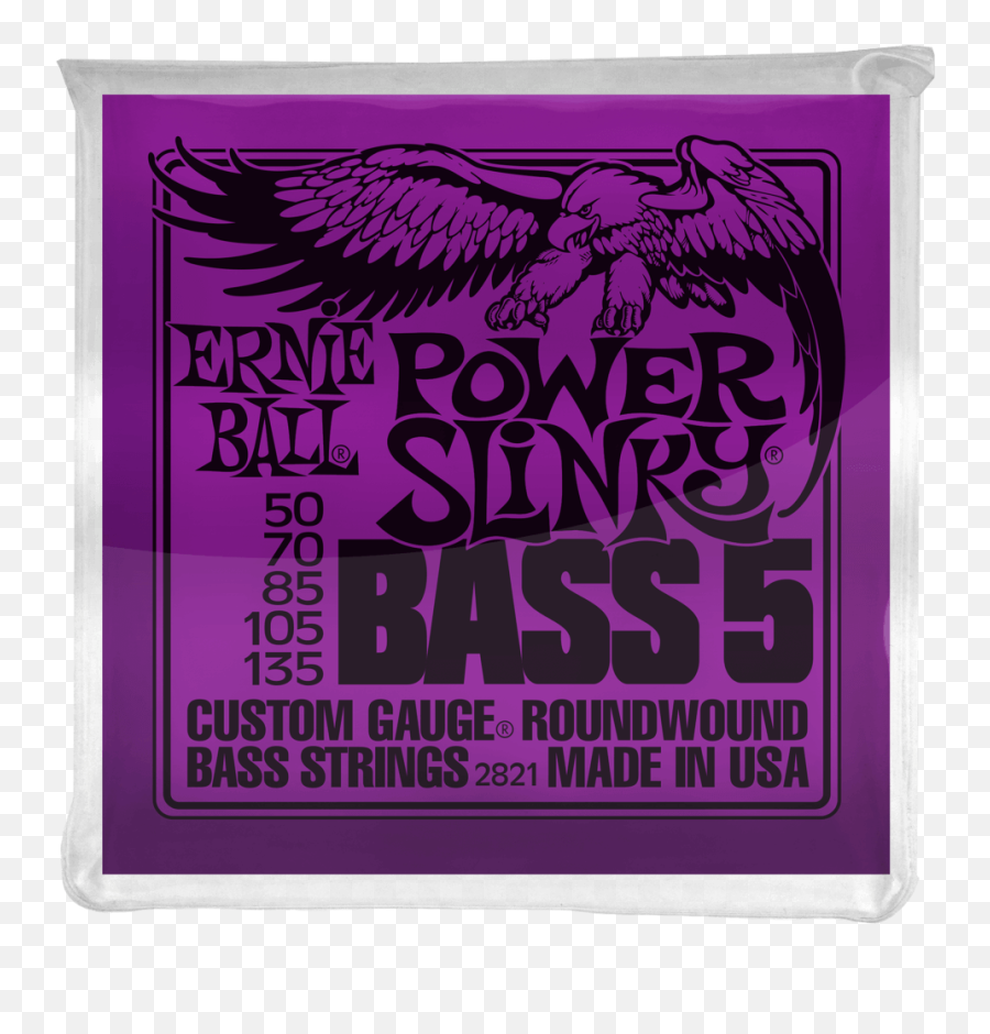 Power Slinky 5 - String Nickel Wound Electric Bass Strings Ernie Ball 5 String Bass Strings Png,Slinky Png