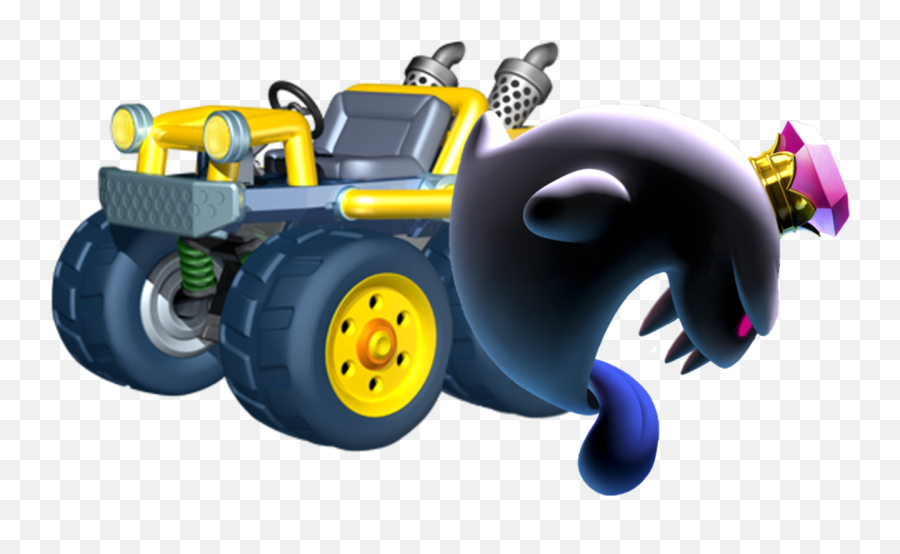 Mkpc King Boo - Mario Kart 7 Wario Full Size Png Download Mario Kart 7 Wario,King Boo Png