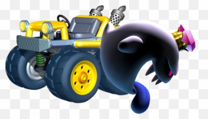 Mkpc King Boo - Mario Kart 7 Wario Full Size Png Download Mario Kart 7 Wario,King Boo Png