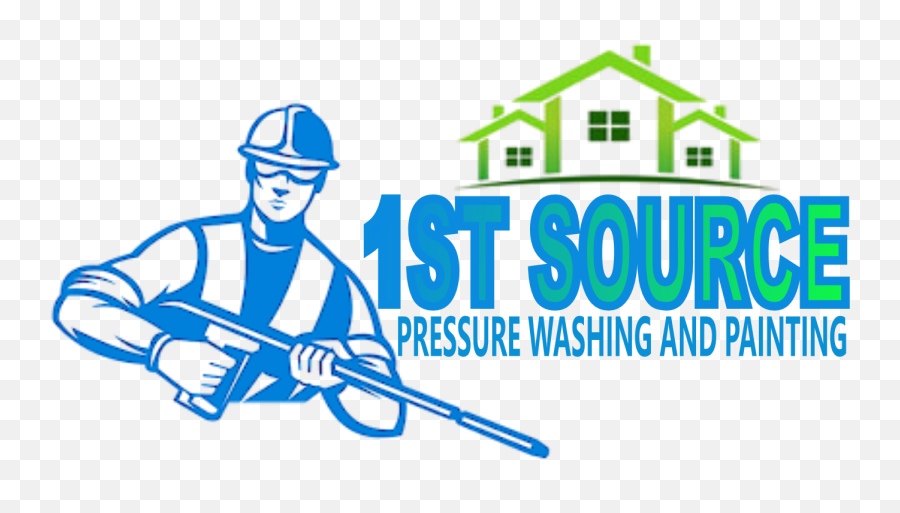 Moore County Nc 1st Source Pressure Washing And Painting - High Pressure Cleaner Logo Png,Pressure Washing Logo Ideas