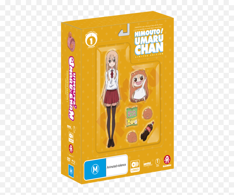 Himouto Umaru - Chan Complete Season 1 Limited Edition Dvdbluray Combo W Figure Bluray Png,Umaru Png