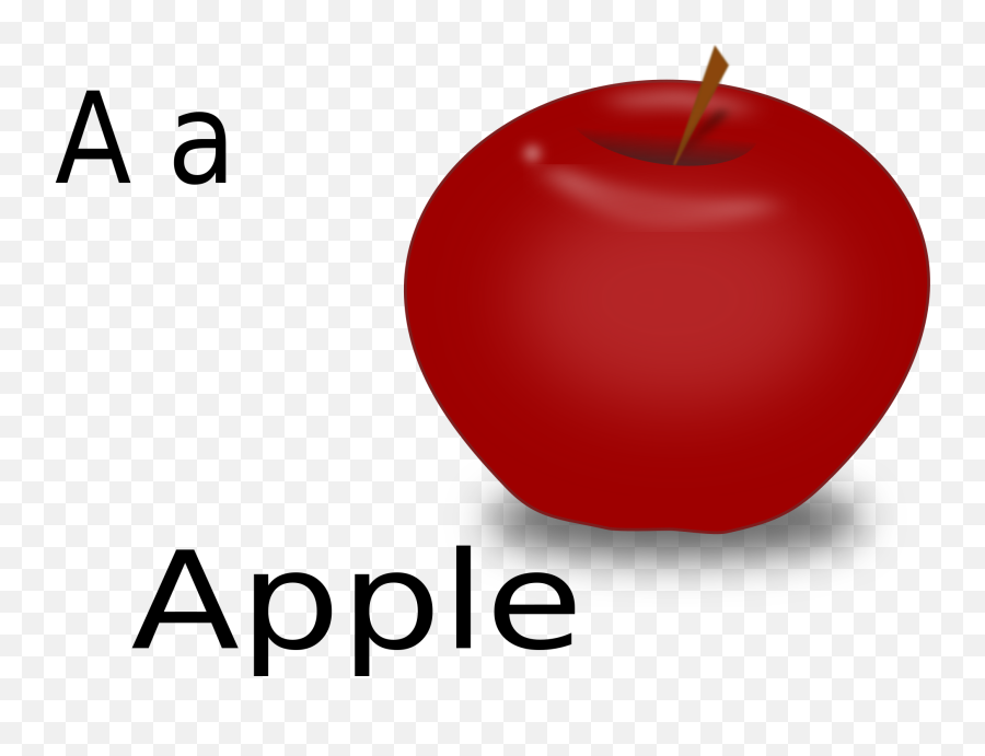 Download Apple Clipart Letter - Apple Clipart Png Image With Clipart Images A For Apple,Apple Clipart Transparent