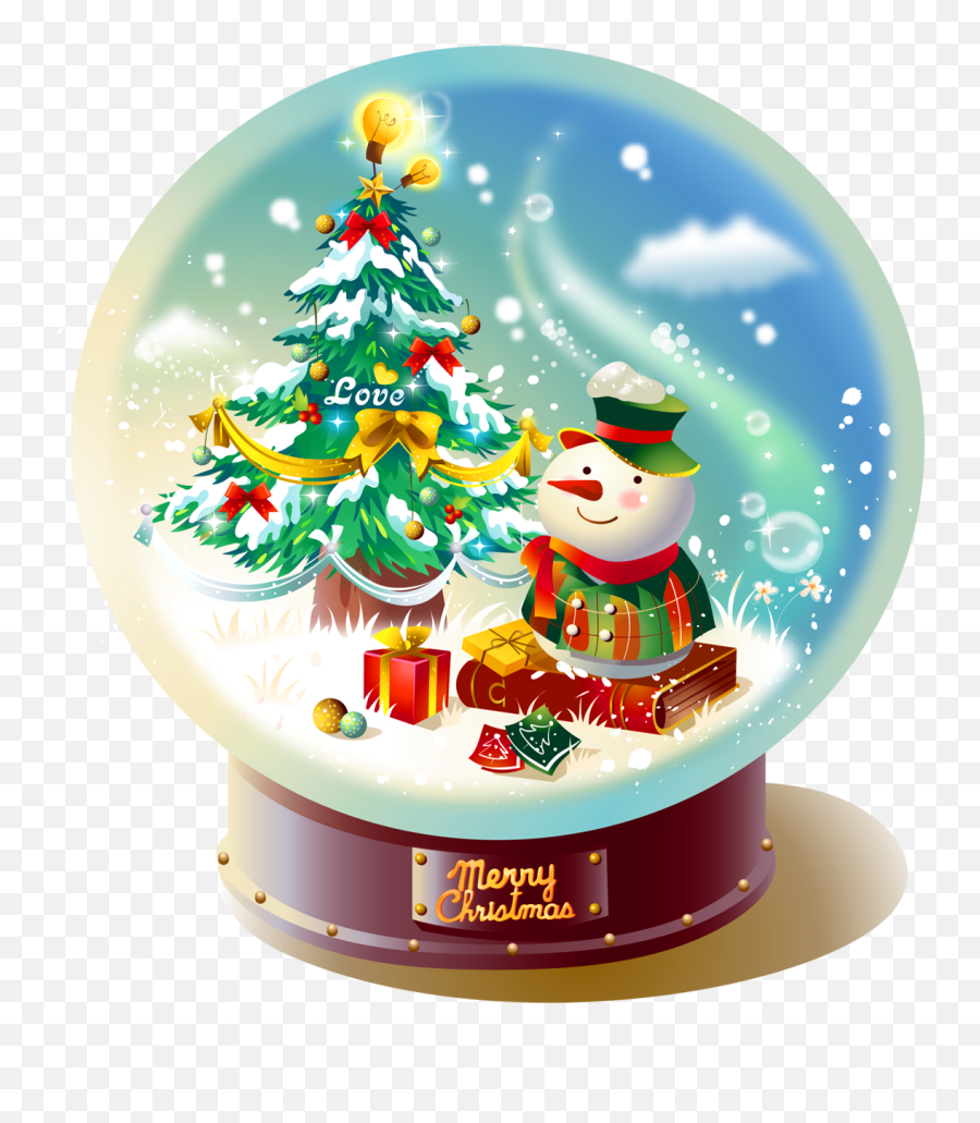 Download Snowman Picture Gift Snowglobe Globe Snow Christmas - Snow Globe Christmas Png,Christmas Gifts Png