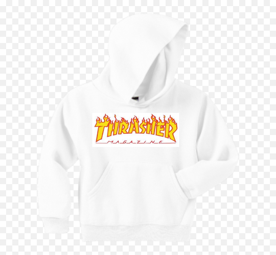 Thrasher Hoodie Boyu0027s 5050 Cottonpolyester Hoodies Jerzees - Solid Png,Thrasher Logo Font