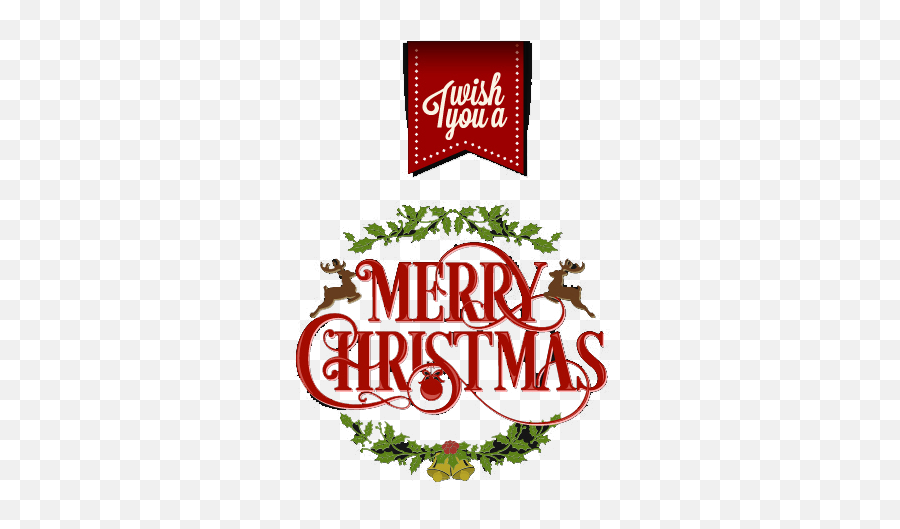 Happy Christmas From All Of Us - For Holiday Png,Merry Christmas Logo Png