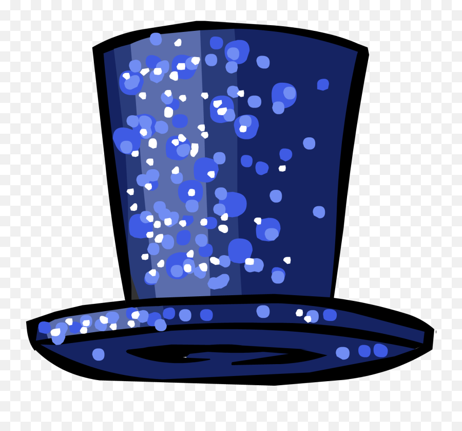 Blue Top Hat Transparent Png Image With - Hat Club Penguin Png Transparent,Top Hat Transparent