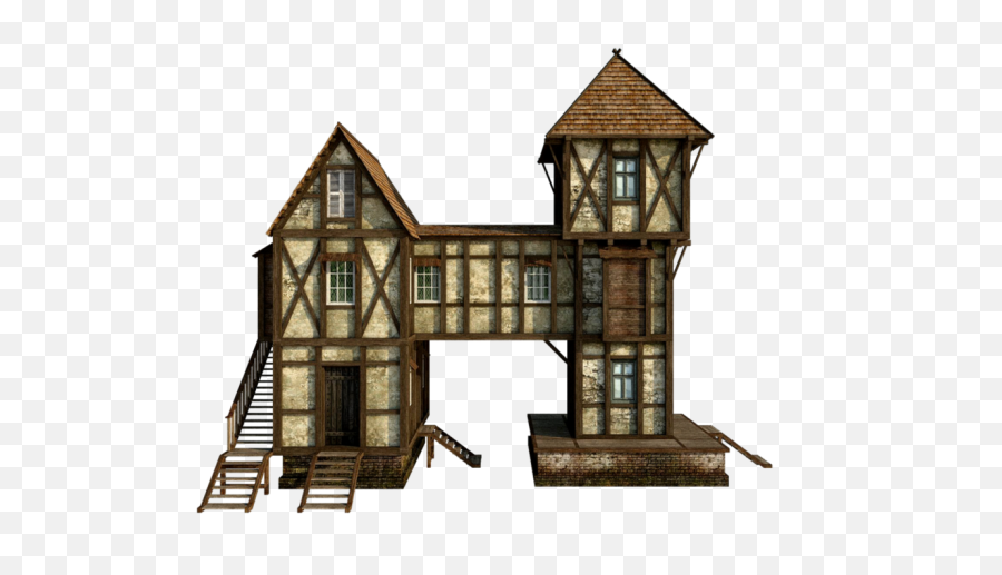 Wooden House Png Free Download - Middle Ages Wood House,House Transparent Background