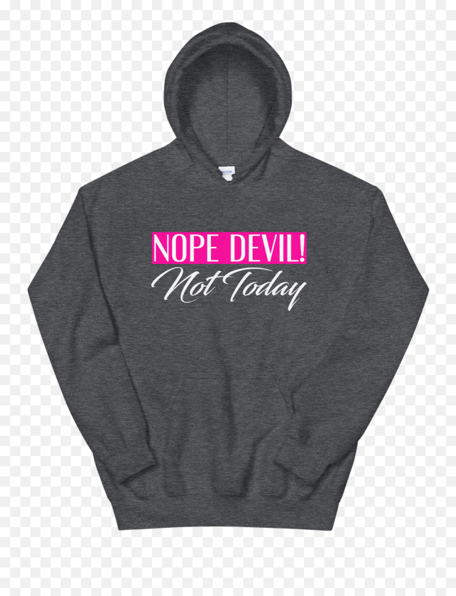 Nope Devil - Pink Unisex Hoodie Png,Nope Png