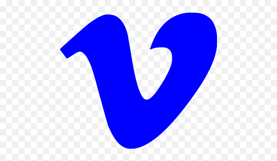 Blue Vimeo Icon - Free Blue Site Logo Icons Vimeo Icon Black Png,Lg Tribute Icon .ico