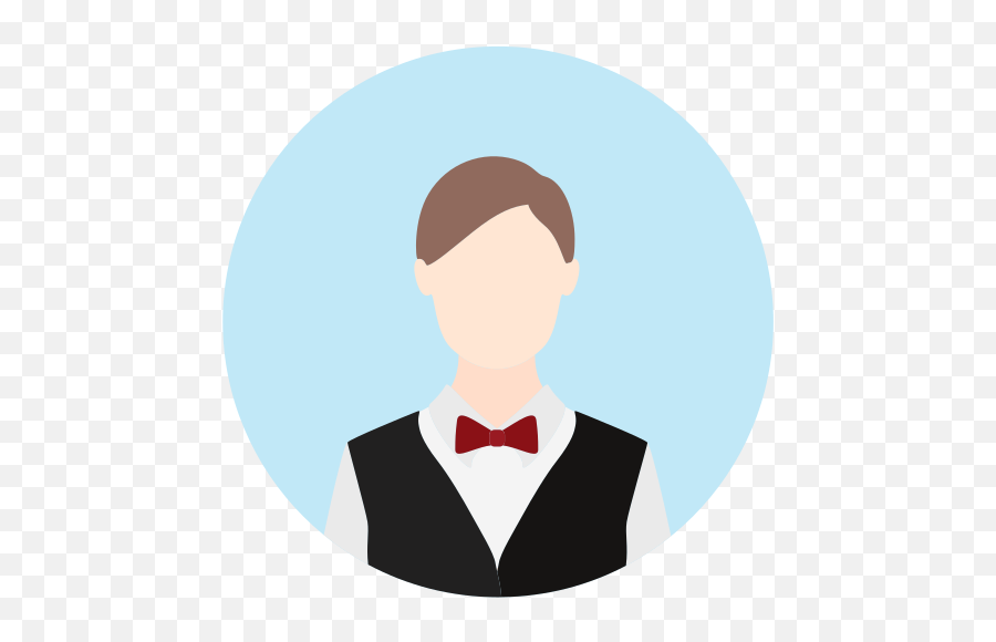 Avatar Icon Waiter Female People Man - Tuxedo Png,Dress Code Icon