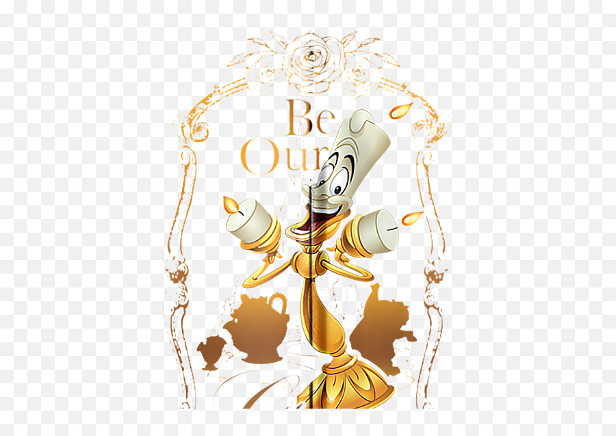 Disney Beauty And The Beast Lumiere Be Our Guest Bath Towel - Fiction Png,Beauty And The Beast Icon