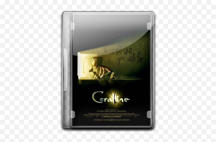 Coraline Film Movies Free Icon - Iconiconscom Coraline Be Careful What You Wish Coraline Poster Png,Nightmare Before Christmas Icon