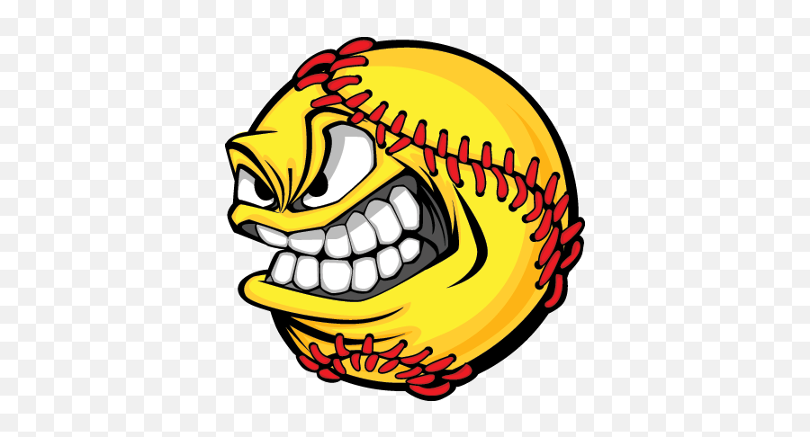 Png Format Images Of Softball - Softball With A Face,Softball Png